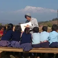 winter can get cold so taking a class outside for a lesson is common
