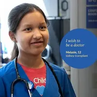 Melanie's wish to be a doctor