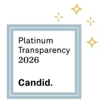We've achieved a platinum seal of transparency from Candid.org.