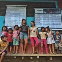 Kids in a rural community in Loreto, Peru