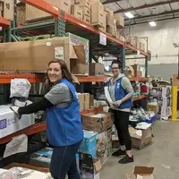 Volunteers at our stores.