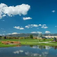 The lagoon, on Colorado State University campus