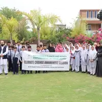 Climate change mitigation awareness session at a local school Islamabad