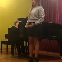 Girl singing