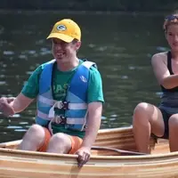 Enjoying the St Croix River just a mile away with friends of all abilities
