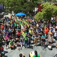 rally at city hall