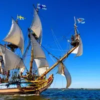 Kalmar Nyckel under full sail