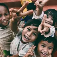 Children supported by one of the charities we support