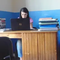 Volunteers take time off to work on their reports