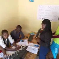 Computer lessons at PAPO