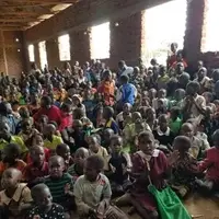Children from just ONE of the two orphanages we support.
