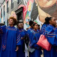 Morgan State Choir at Unveiling Event