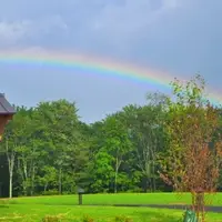 Rainbow at Dharmakaya Center for Wellbeing