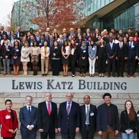 Class of 2019 photo and 2017 Army War College Simulation with Thomas R. Pickering