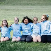 team of girls at girls on the run
