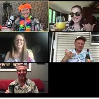 A screenshot of MAPSA Team members on Zoom