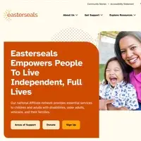 Screen capture of Easterseals homepage