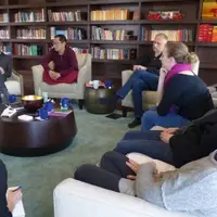 Group Discussion in the Library