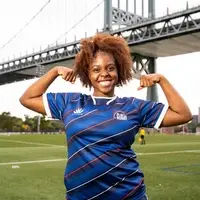 Girls rugby player
