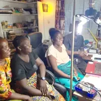 Zambian community leaders attending a webinar