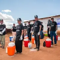 SOFERES Team  providing emergency food packages to refugee women at high-risk
