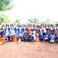 Training in menstruation  and making reusable pads