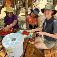 Making Hot sauce (Bushfire)