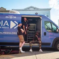 News Van with Crew