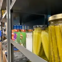 The Giving Room - pantry shelves