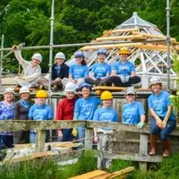 AiP volunteer team saves historic glasshouse