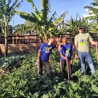 Volunteers in Arusha region, Northern zone of Tanzania, working at the farm of their local farmer (Host), using local hand hoe. The best opportunity of experiencing the local lifestyle of Tanzania and how how farms are managed from planting to harvesting.