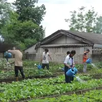 Gardening is one of the students’ duties