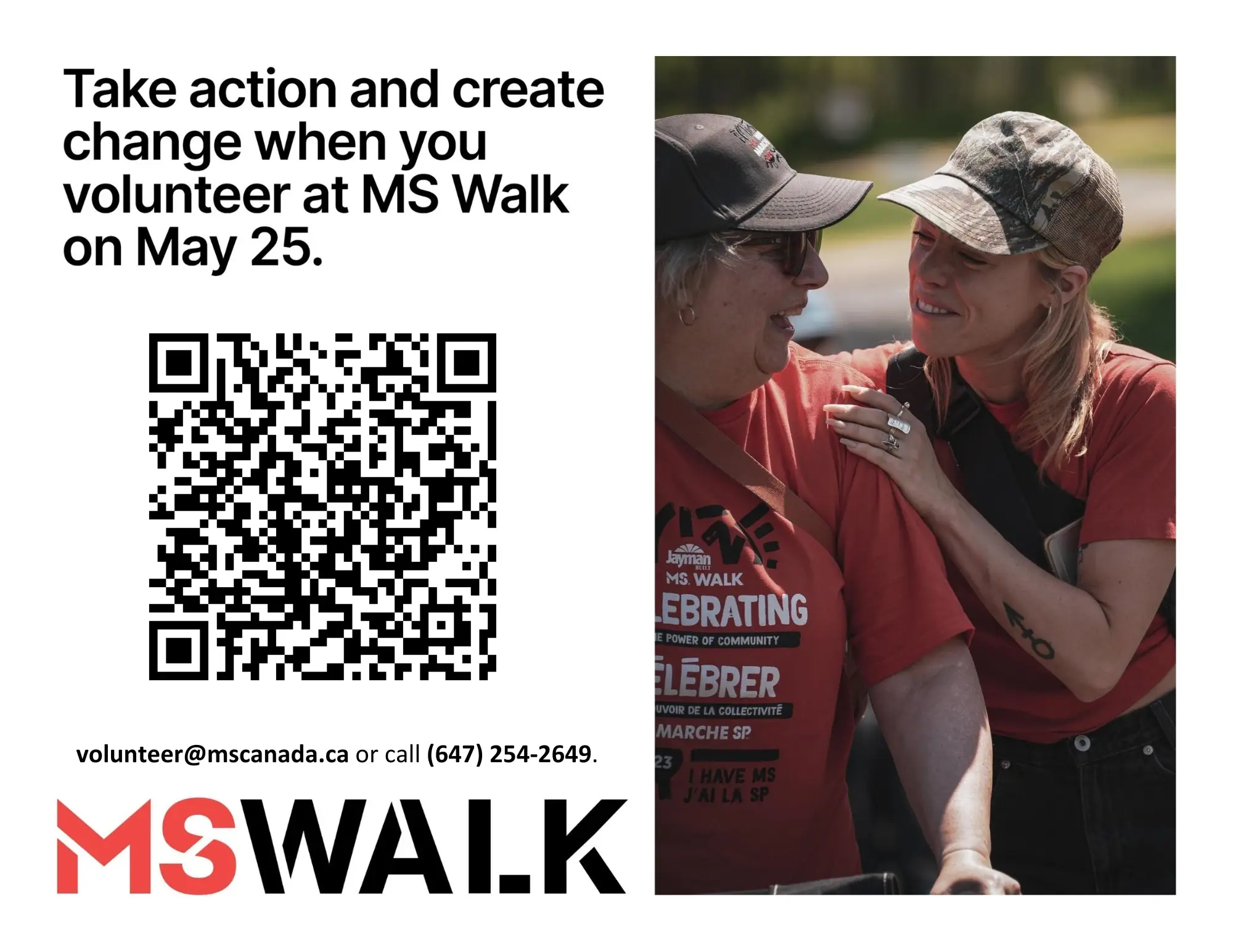 Event Day Roles for 2025 MS Walk - Sudbury