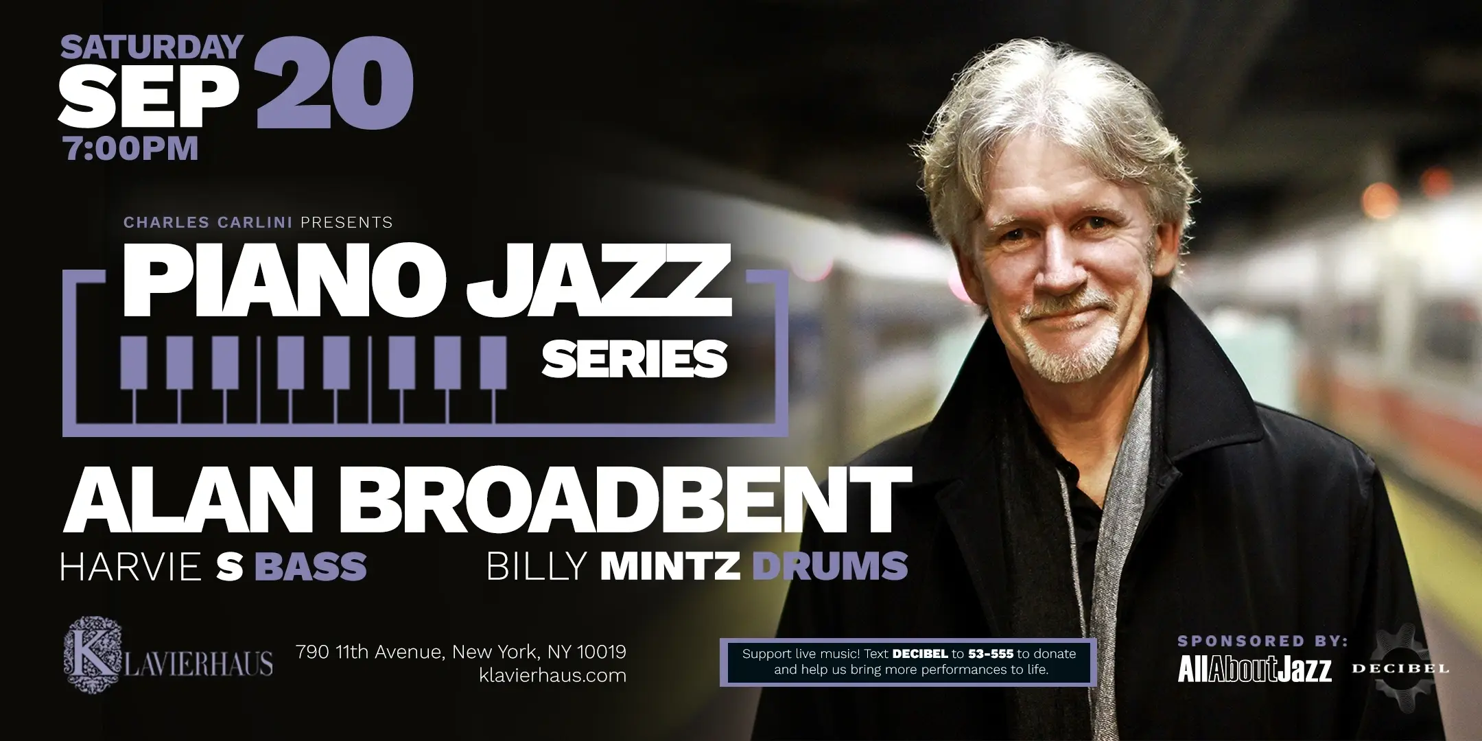 Piano Jazz Series: Alan Broadbent
