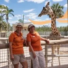 Volunteer at the Naples Zoo Giraffe Feeding Station!