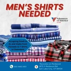 Men's Shirts Needed