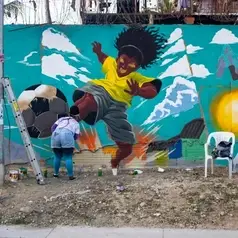 Imagen de: COLOMBIA - Niña fulbolista