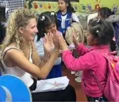 Peru - Teaching at an after school club