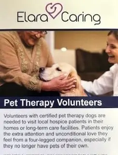 Pet Therapy / Enrichment Volunteers