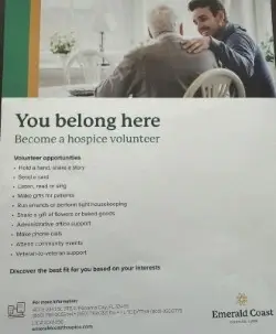 Volunteer for Emerald Coast Hospice