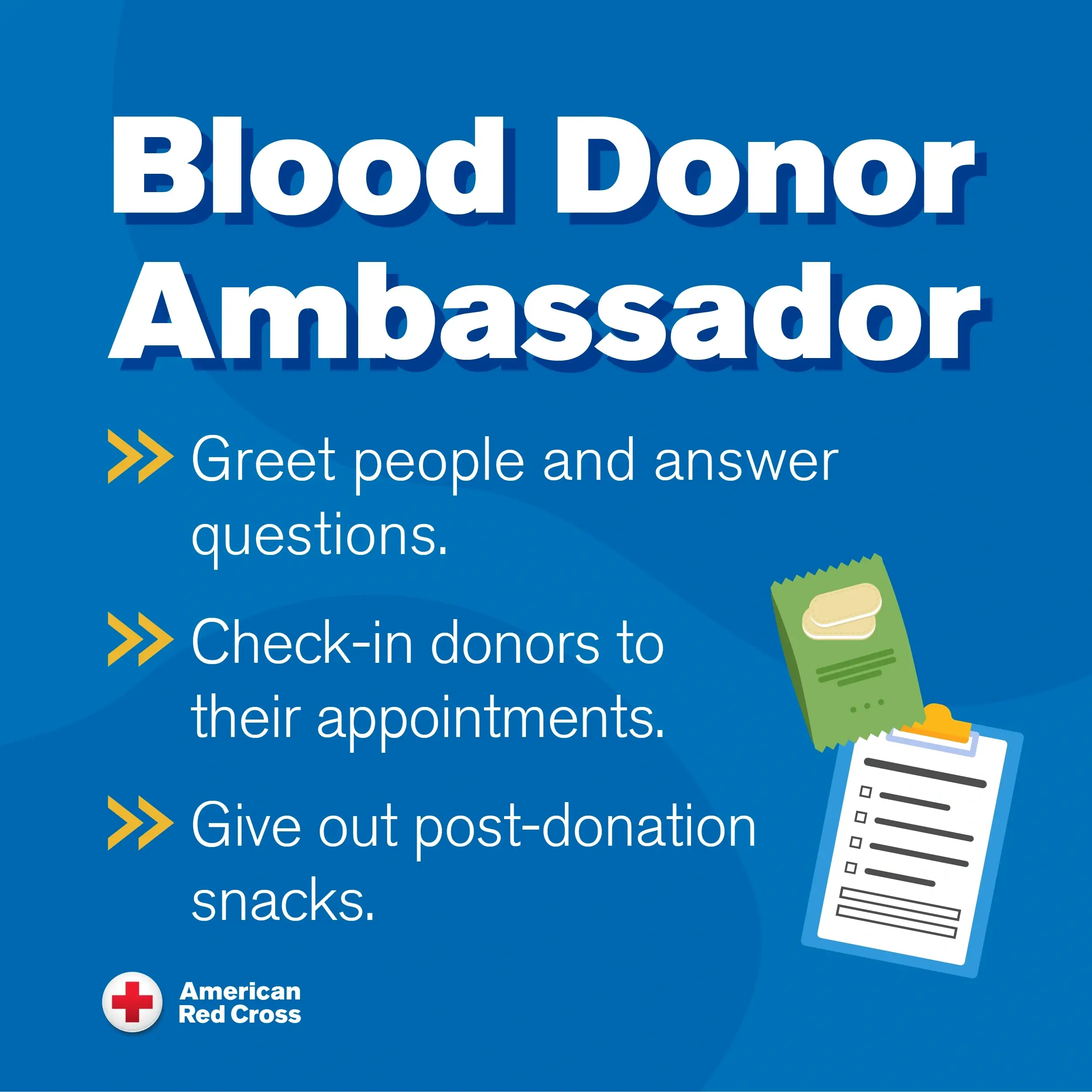 Blood Donor Ambassadors needed in Otsego County!