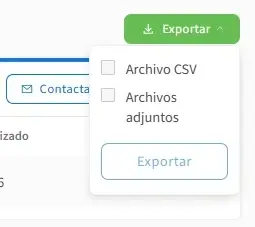 Botón exportar