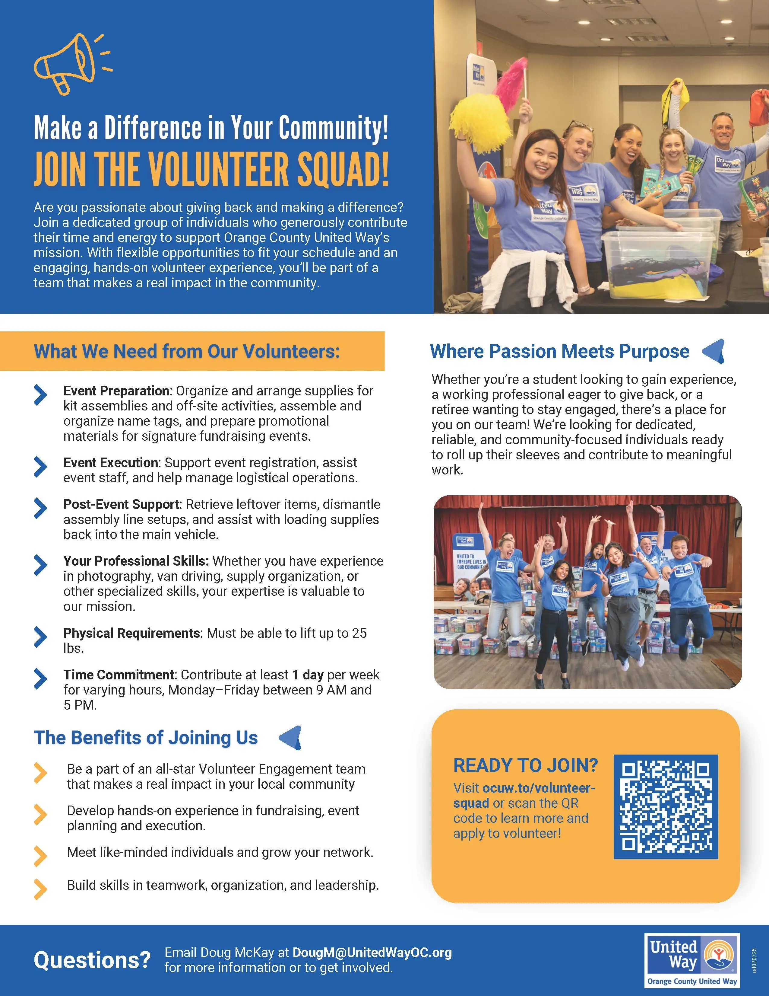 Volunteer SQUAD - Orange County United Way