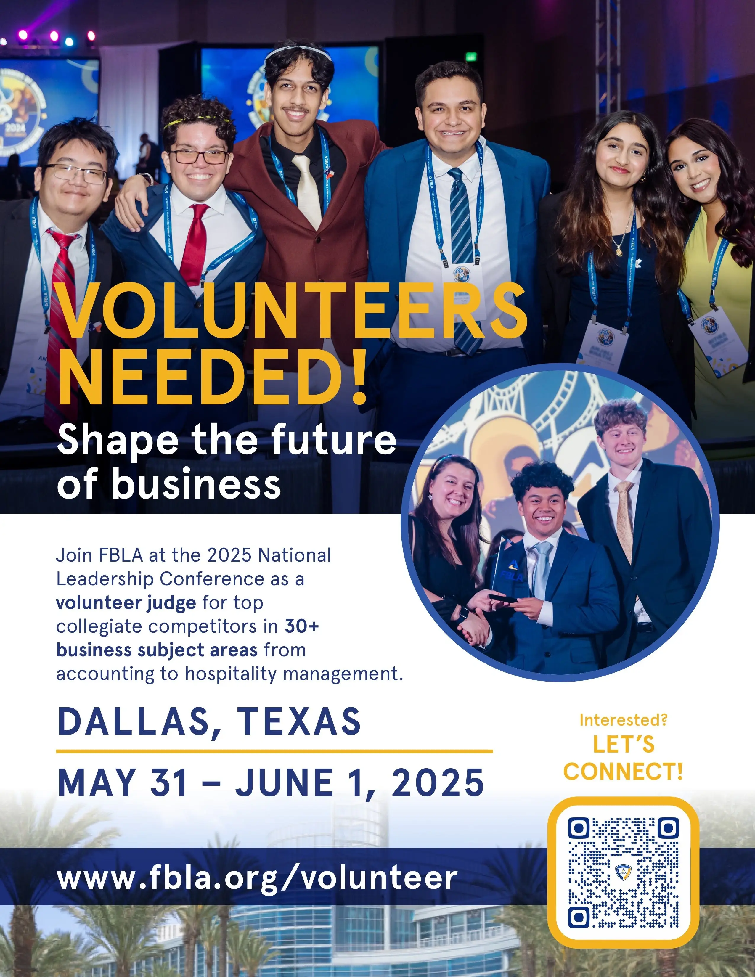 Volunteer Judges Needed for National Leadership Conference