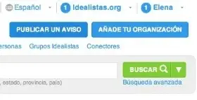 A screenshot of the idealist website.