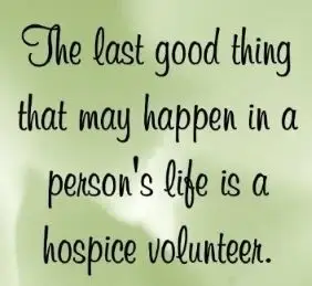 Share your heart and time with a Hospice patient