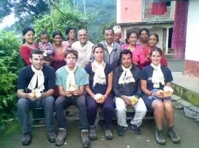 Support for elderly people in Pokhara, Nepal