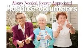 Hospice Volunteers in the Greenville, Texas and surrounding areas.