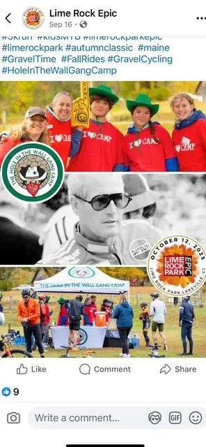 Lime Rock Epic Bike rest stop