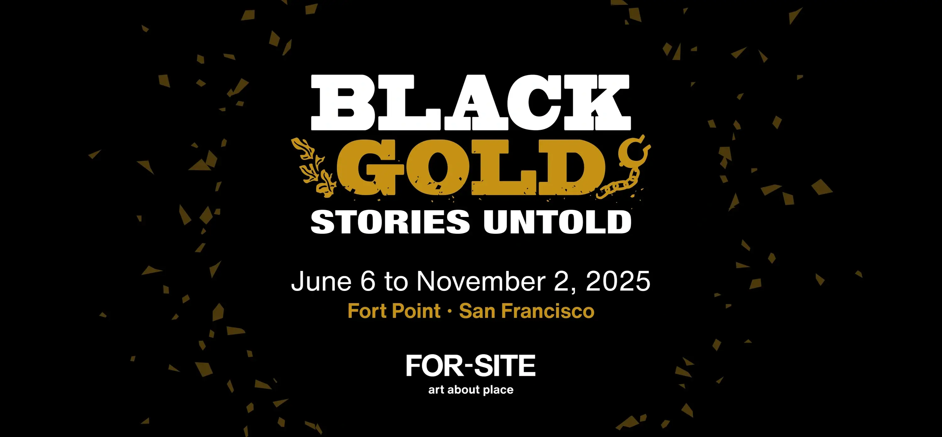 Volunteer Docent for FOR-SITE Art Exhibition- Black Gold: Stories Untold